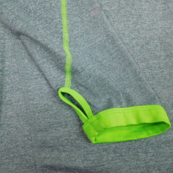 Nike Running Top Womens Medium Green 1/2 Zip Dri-Fit Element Pullover 481320-357 - Picture 8 of 14